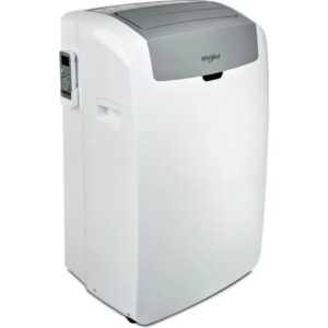 Whirlpool PACW212HP – Climatiseur mobile réversible 3,5 kW, capteur 6ème Sens déporté