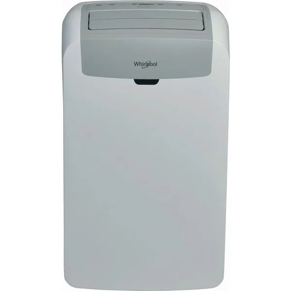 Whirlpool PACW212HP – Climatiseur mobile réversible 3,5 kW, capteur 6ème Sens déporté